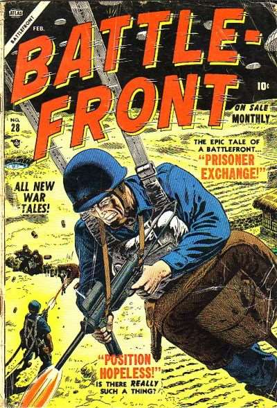 Battlefront (1952, Atlas) # 28 Raw