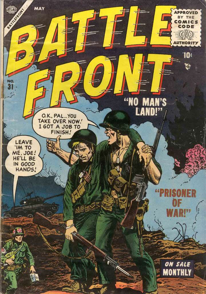 Battlefront (1952, Atlas) # 31 Raw