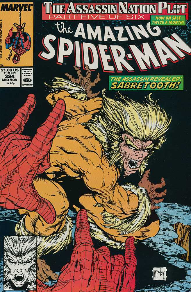 Amazing Spider-Man (1963 1st Series Marvel) #324 Raw