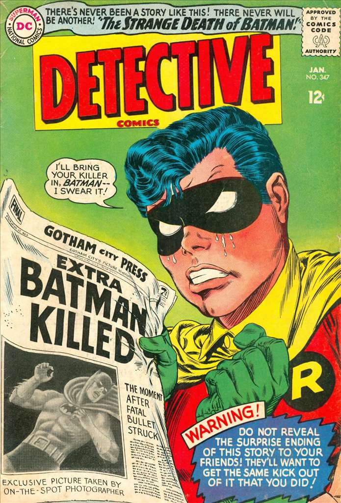 Detective Comics (1937 1st Series DC) #347 Raw