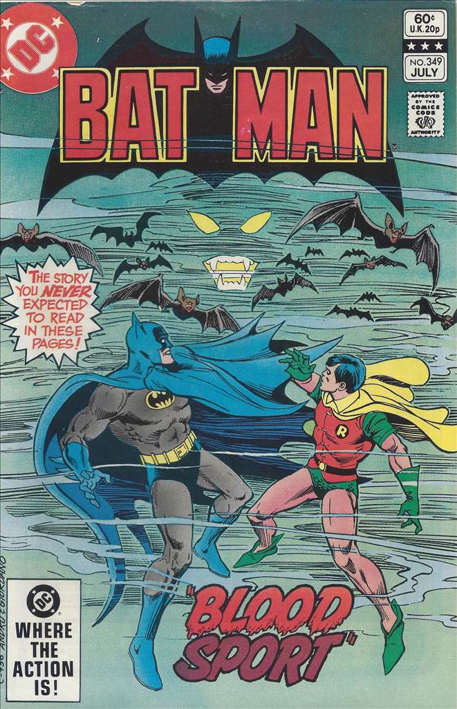 Batman (1940 1st Series DC) #349 Raw