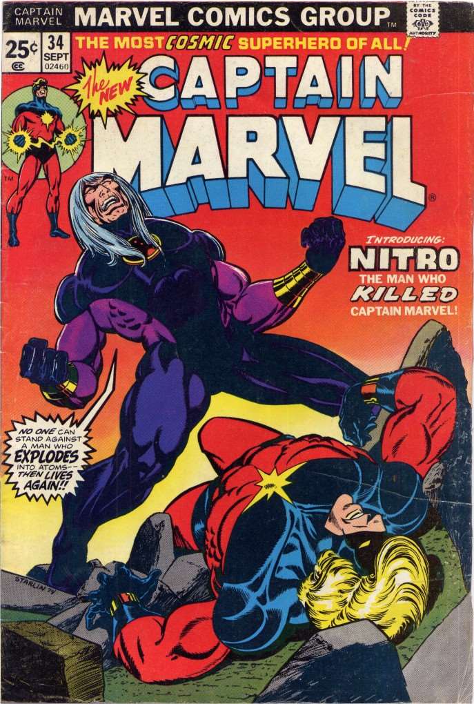 Captain Marvel (1968 1st Series Marvel) # 34 Raw