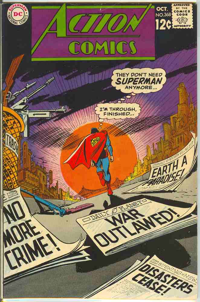 Action Comics (1938 1st Series DC) #368 Raw