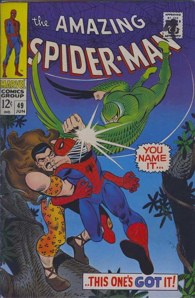 Amazing Spider-Man (1963 1st Series Marvel) # 49 Raw