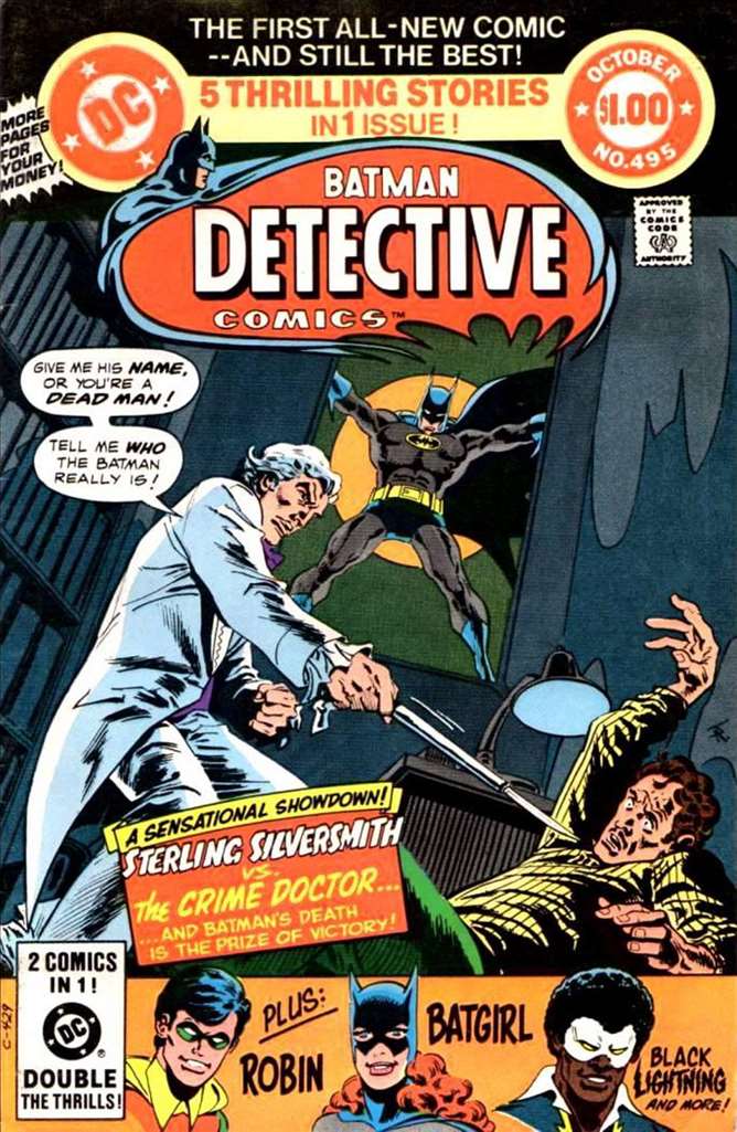 Detective Comics (1937 1st Series DC) #495 Raw