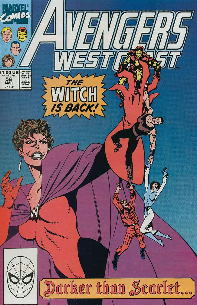 Avengers West Coast (1989) # 56 Raw