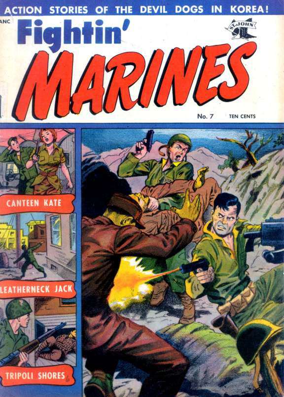 Fightin' Marines (St. John, 1952) #  7 Raw