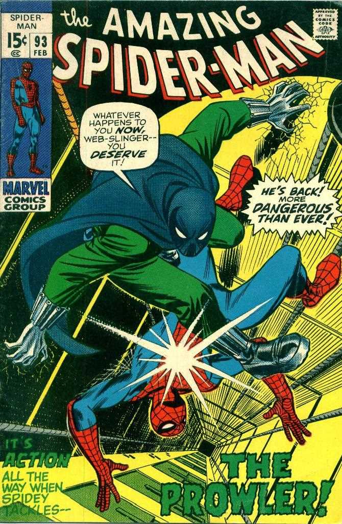 Amazing Spider-Man (1963 1st Series Marvel) # 93 Raw