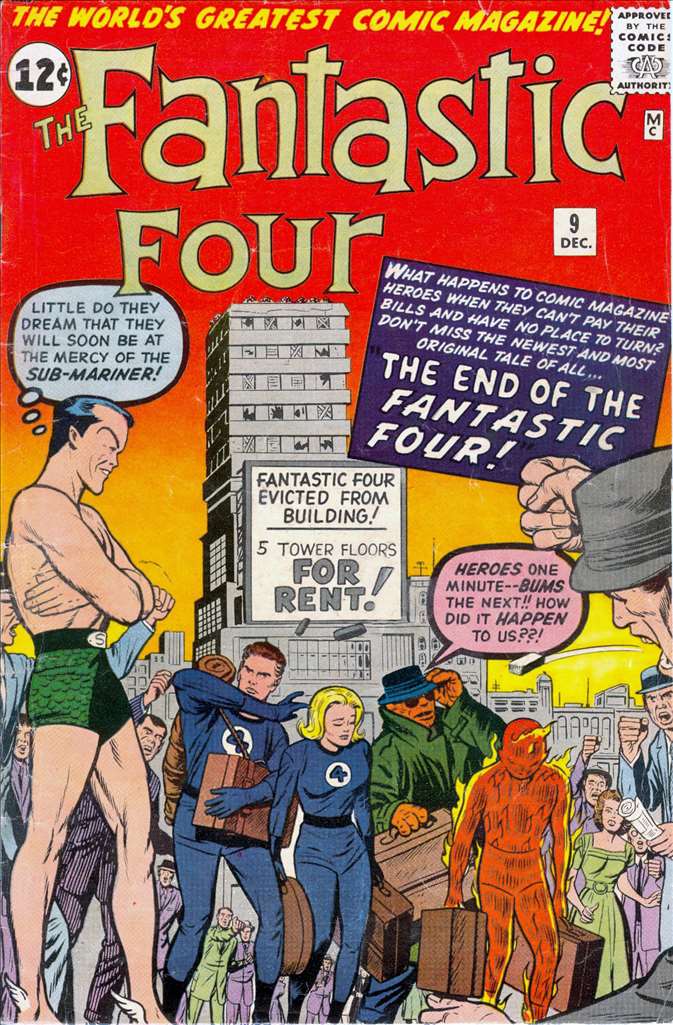 Fantastic Four (1961 1st Series Marvel) #  9 Raw