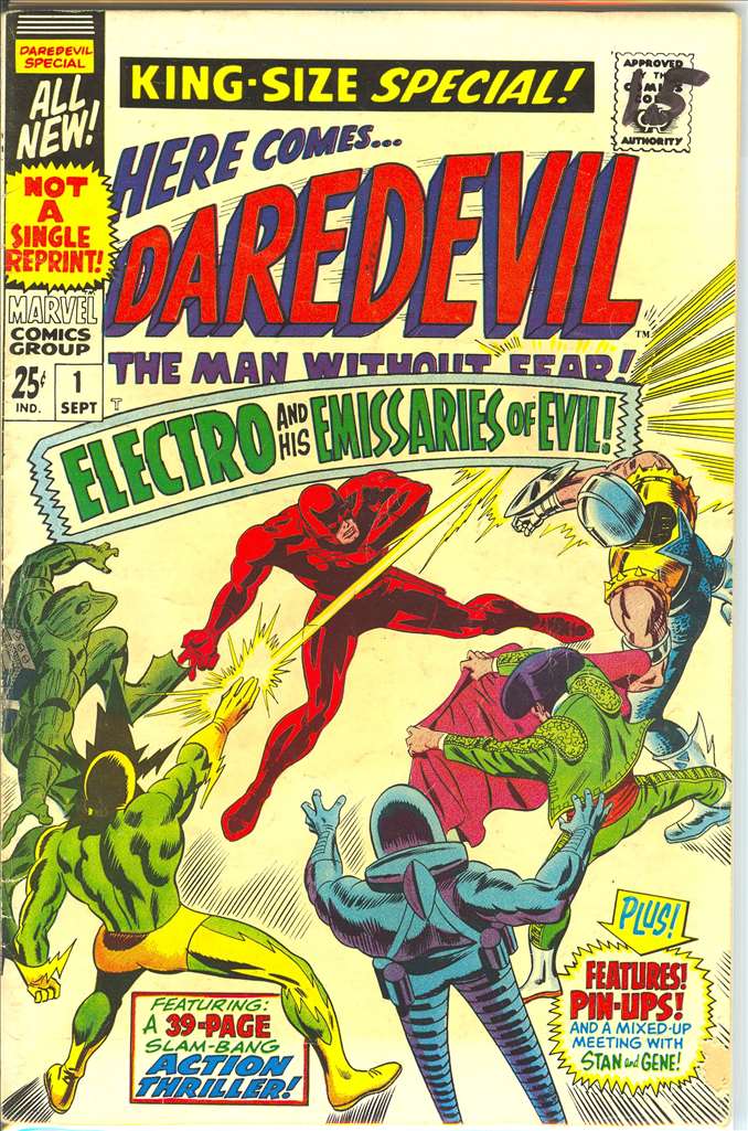 Daredevil Annual (1964 1st Series Marvel) #  1 Raw
