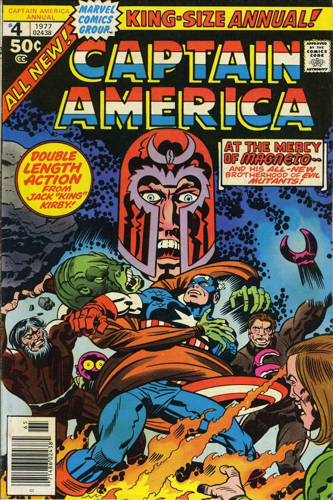 Captain America Annual (1968 1st Series Marvel) #  4 Raw