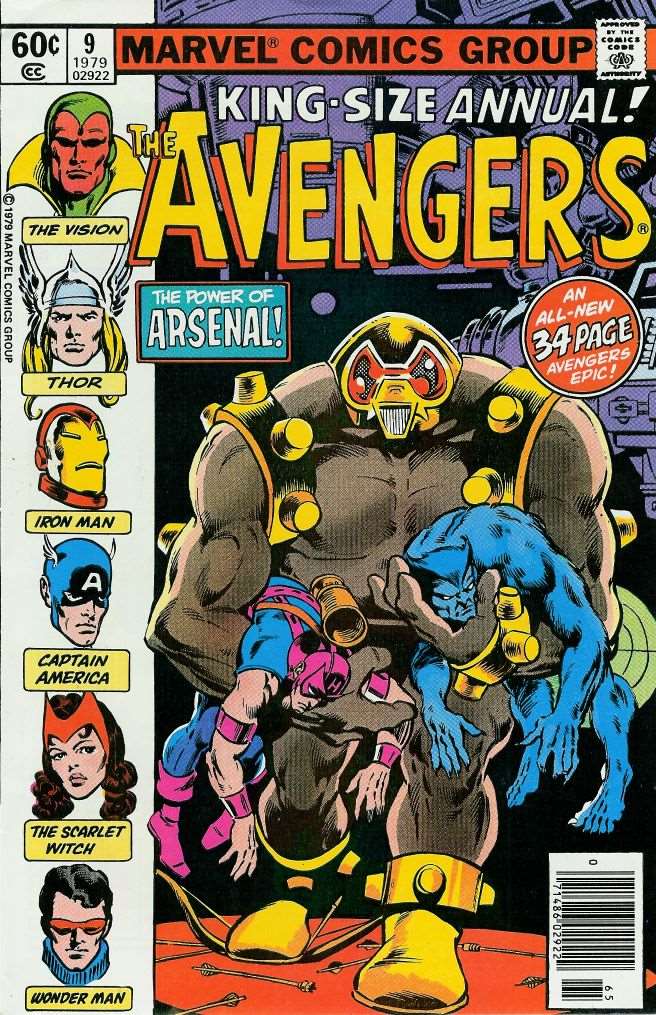 Avengers (1963 1st Series Marvel) #ANN  9 Raw