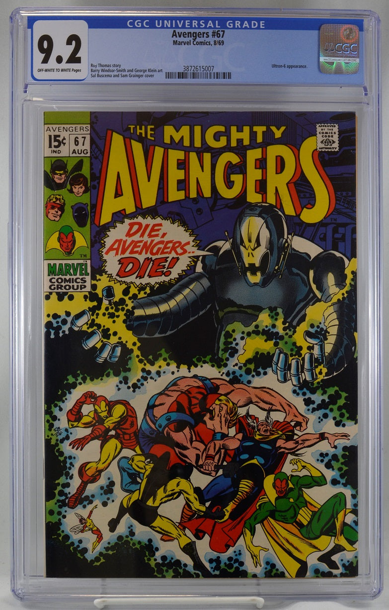 Marvel Avengers (1963 1st Series) #196 Comic Book CGC Graded